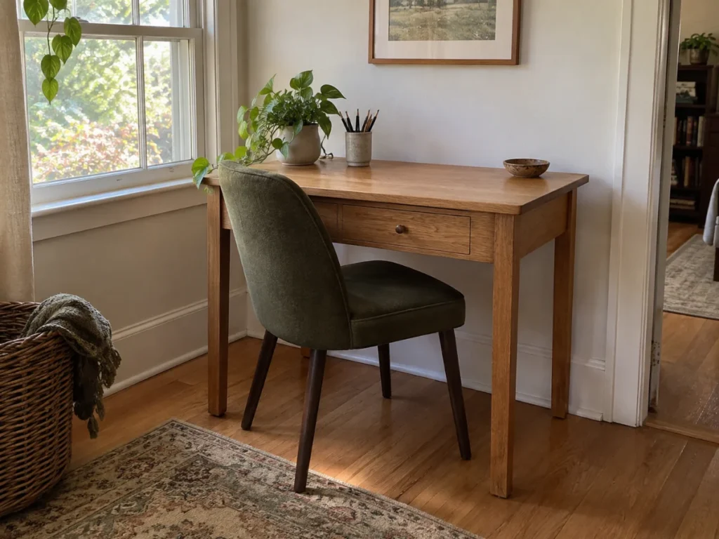 Oak writing desk